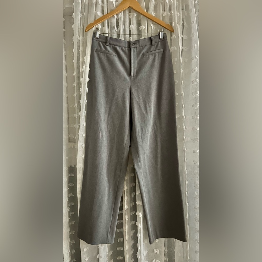 Rafaella Gray Dress Straight Leg Dress Pants_sz 8